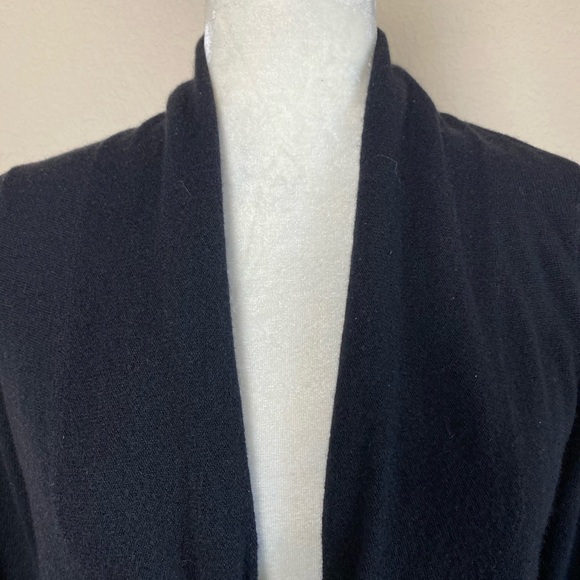 Vince Black 100% Cashmere Front Tie Cardigan. - Picture 2 of 9